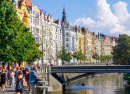Красивый водный канал, Прага, Чехия