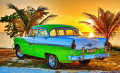 Ford Fairlane на пляже, Куба