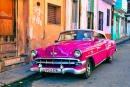 Классический автомобиль в Гаване, Куба