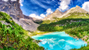 Озеро Сораписс, Итальянские Альпы, Европа
