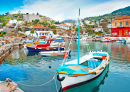 Рыбацкие лодки на острове Гидра, Греция