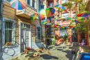 Улица с зонтиками, Стамбул