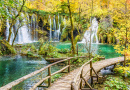 Водопад в Плитвицких озерах, Хорватия