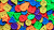 Разноцветные пластиковые пуговицы