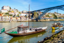 Горизонт Порту и река Дору, Португалия