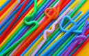 Цветные соломинки для коктейлей