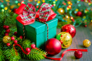 Подарочная коробка на Рождество