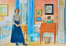 «Брита в гостиной» Карла Ларссона (1910)
