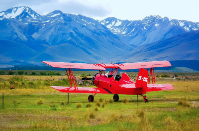 Биплан Grumman Ag-Cat, Южный остров, Новая Зеландия