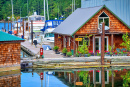 Marina Maple Bay на острове Ванкувер, Британская Колумбия, Канада