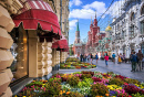 Никольская улица в Москве, Россия