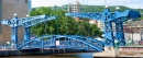 Синий разводной мост