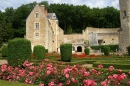 Розовый сад, Замок Куртанво, Франция